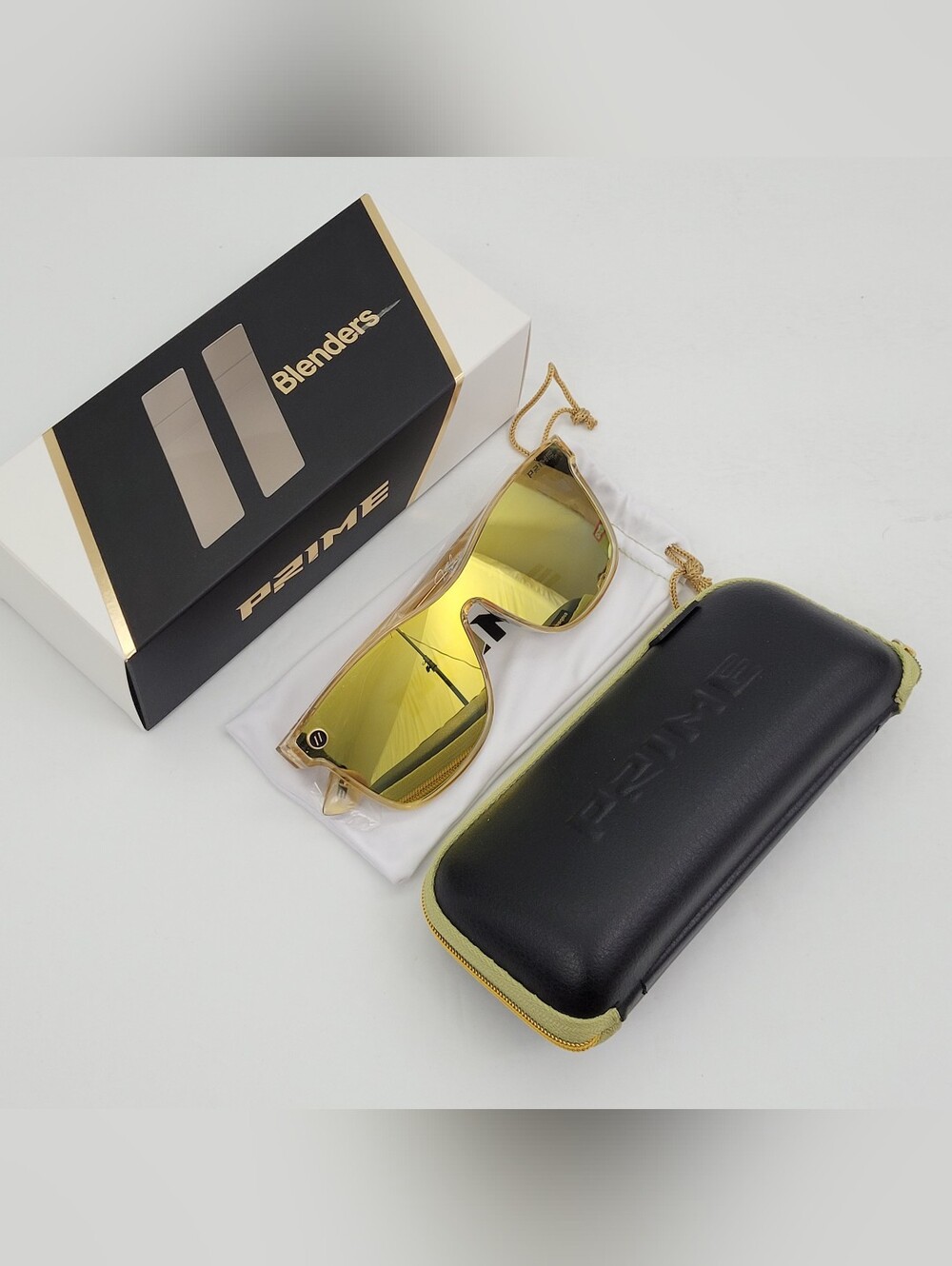 NEW Blenders Prime 21 Gold Sunglasses